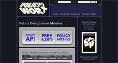Desktop Screenshot of policyworx.com